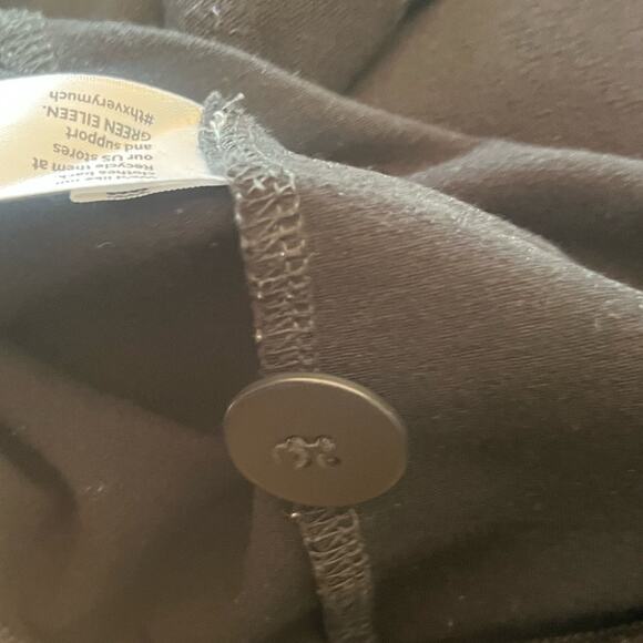 Eileen Fisher Slinky Black Old Money Minimalist Viscose Nylon Spandex Jacket XS - Picture 6 of 7